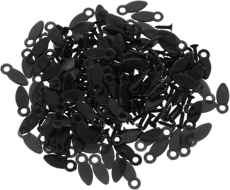 Luxshiny 100Pcs Black Picture Frame Backing Clips Photo Frame Hardware For Secure Artwork Display - Image 2